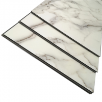 Vinyl SPC Plastic Flooring with Waterproof Marble Design